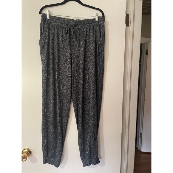 Quince Heather Gray Brushed Lounge Joggers Women's Large - Picture 3 of 12